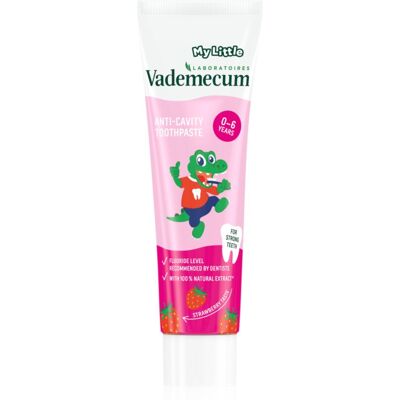 Vademecum My Little Strawberry Kinder Tandpasta met Fluoride aardbei 50 ml Vademecum My Little Strawberry Kinder Tandpasta met Fluoride aardbei 50 ml