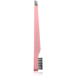Diva & Nice Cosmetics Accessories Schiune Pincet met Borstel Pink 1 st Diva & Nice Cosmetics Accessories Schiune Pincet met Borstel Pink 1 st