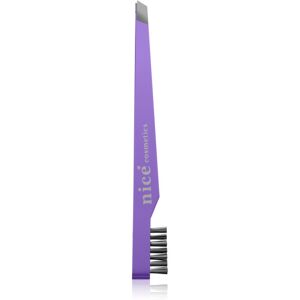 Diva & Nice Cosmetics Accessories Schiune Pincet met Borstel Purple 1 st Diva & Nice Cosmetics Accessories Schiune Pincet met Borstel Purple 1 st