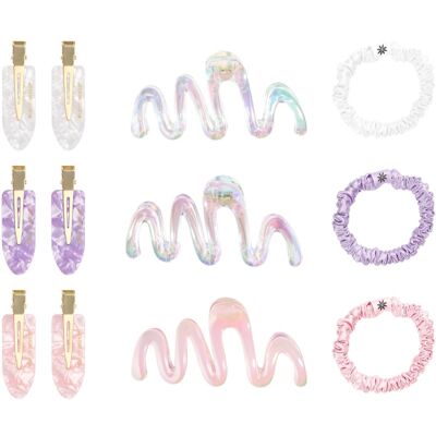 Brushworks Complete Everyday Hair Clip & Scrunchie Set Gift Set voor het Haar Brushworks Complete Everyday Hair Clip & Scrunchie Set Gift Set voor het Haar