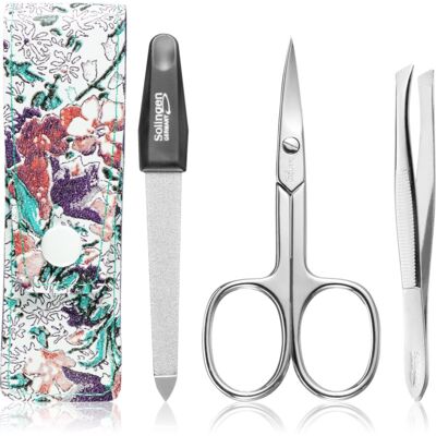DuKaS Premium Line Solingen Reisset - Bloemen - Manicure & Vijl DuKaS Premium Line Solingen Reisset - Bloemen - Manicure & Vijl