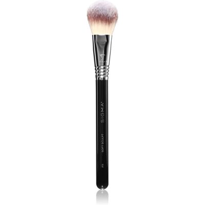 Sigma Beauty Face F11 Soft Sculpt Penseel voor Poeder en Blush 1 st Sigma Beauty Face F11 Soft Sculpt Penseel voor Poeder en Blush 1 st