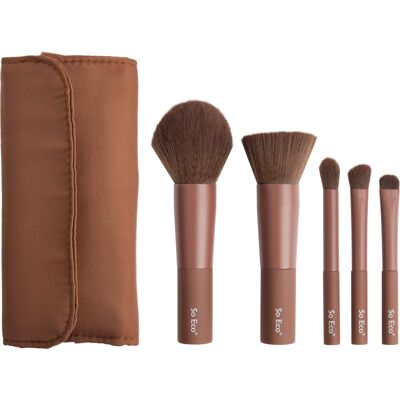 So Eco Mini Travel Sculpting Set reisset penselen met etui So Eco Mini Travel Sculpting Set reisset penselen met etui