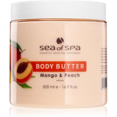 Sea of Spa Dead Sea Treatment Mango en Perzik Bodybutter - 500ml Sea of Spa Dead Sea Treatment Mango en Perzik Bodybutter - 500ml