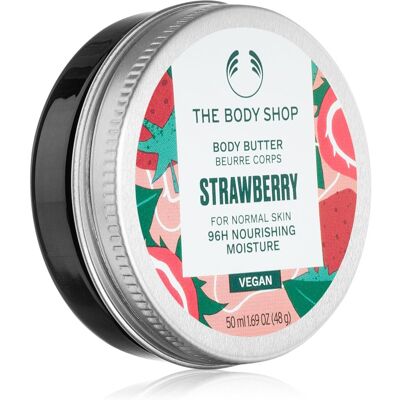 The Body Shop Aardbeien Body Butter - 50 Ml voor Vrouwen The Body Shop Aardbeien Body Butter - 50 Ml voor Vrouwen