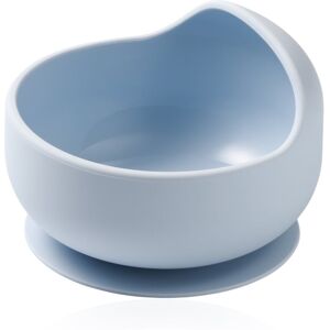 Babyono Blauw Siliconen Kommetje met Zuignap Babyono Blauw Siliconen Kommetje met Zuignap