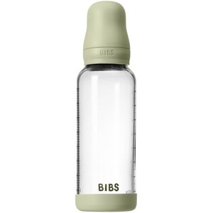 BIBS Baby Glass Bottle Naturgummi Medium Flow Sage - Baby Glass Bottle BIBS Baby Glass Bottle Naturgummi Medium Flow Sage - Baby Glass Bottle
