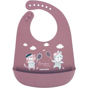 Canpol Babies Silicone Baby Slabbetjes - Roze Canpol Babies Silicone Baby Slabbetjes - Roze