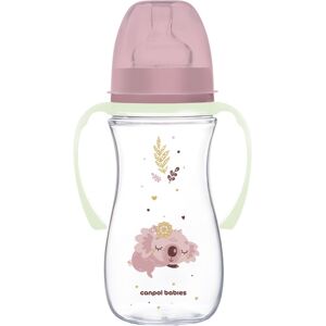 Canpol babies Sleepy Koala Babyfles - 300 ml Roze Canpol babies Sleepy Koala Babyfles - 300 ml Roze