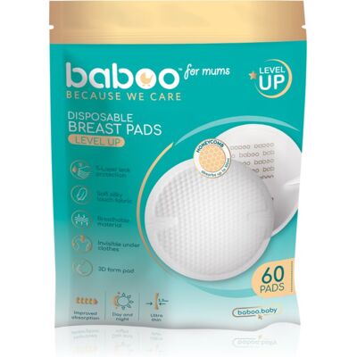 Baboo Wegwerp Borstvoedingspads - 60 stuks Baboo Wegwerp Borstvoedingspads - 60 stuks