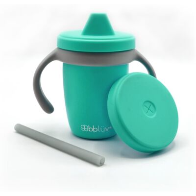 BBLÜV Training Cup Aqua 240 ml - Baby Drinkbeker BBLÜV Training Cup Aqua 240 ml - Baby Drinkbeker