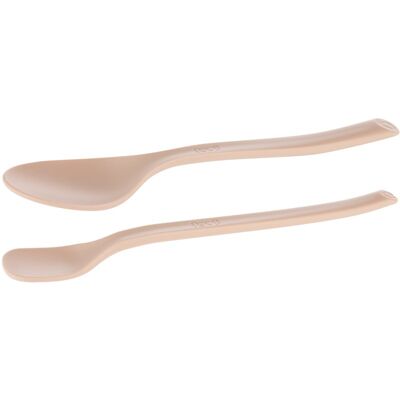 LOVI Set of Spoons lepeltje Nude 2 st LOVI Set of Spoons lepeltje Nude 2 st