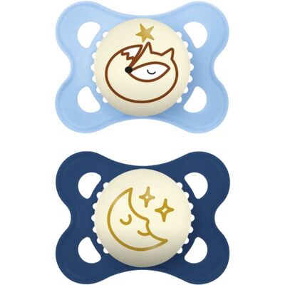 MAM Original Night 0m+ fopspeen Blue 2 st MAM Original Night 0m+ fopspeen Blue 2 st