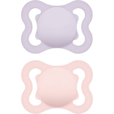 MAM Supreme 0m+ fopspeen Purple/ Pink 2 st MAM Supreme 0m+ fopspeen Purple/ Pink 2 st