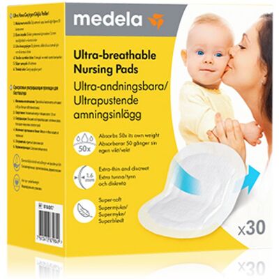 Medela BH-inleggers Ultra ademendend - Zuigelingenpads Medela BH-inleggers Ultra ademendend - Zuigelingenpads
