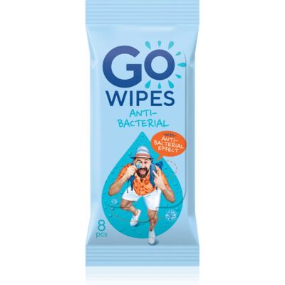 GoWipes Anti-Bacterial Effect Verfrissende Vochtige Doekjes met antibacteriële eigenschappen 10x8 st GoWipes Anti-Bacterial Effect Verfrissende Vochtige Doekjes met antibacteriële eigenschappen 10x8 st