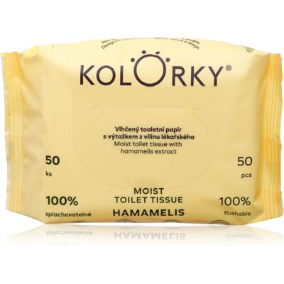 Kolorky Moist Toilet Tissue Hamamelis vochtig toiletpapier 50 st Kolorky Moist Toilet Tissue Hamamelis vochtig toiletpapier 50 st