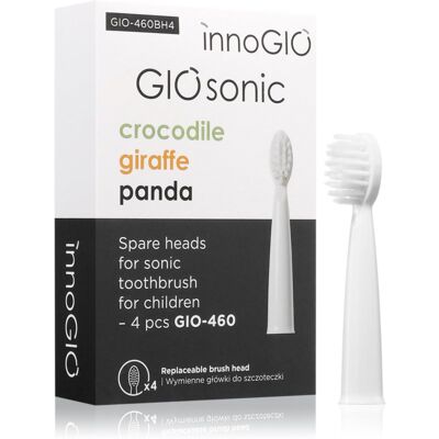 innoGIO GIOSonic Vervangkoppen - 4 stuks voor sonic tandenborstels innoGIO GIOSonic Vervangkoppen - 4 stuks voor sonic tandenborstels