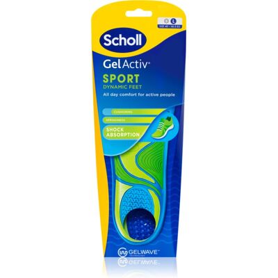 Scholl Unisex GelActiv Sport Large Zolen - Inlegzool Scholl Unisex GelActiv Sport Large Zolen - Inlegzool