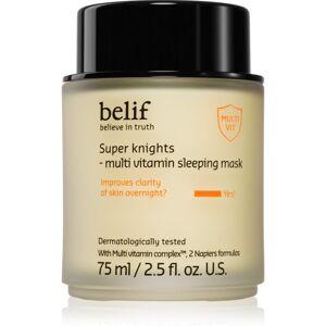 Belif Super Knights Multivitamine Slaapmasker - Doffe Huid, 75ml Belif Super Knights Multivitamine Slaapmasker - Doffe Huid, 75ml