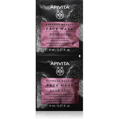 Apivita Express Beauty Pink Clay Reinigingsmasker 8 ml Apivita Express Beauty Pink Clay Reinigingsmasker 8 ml