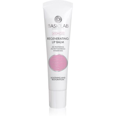 BasicLab Dermocosmetics Atopicus Herstellende Lippenbalsem voor Zeer Droge Gevoelige en Atopische Huid 15 ml BasicLab Dermocosmetics Atopicus Herstellende Lippenbalsem voor Zeer Droge Gevoelige en Atopische Huid 15 ml