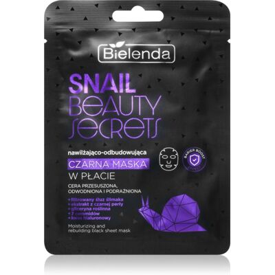 Bielenda Snail Beauty Secrets hydraterende sheet mask voor Droge en Geirriteerde Huid 1 st Bielenda Snail Beauty Secrets hydraterende sheet mask voor Droge en Geirriteerde Huid 1 st