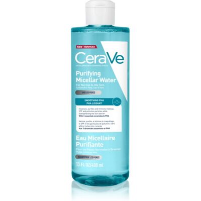 CeraVe Micellar Water Purifying Reinigende Micellair Water voor Normale tot Vette Huid 400 ml CeraVe Micellar Water Purifying Reinigende Micellair Water voor Normale tot Vette Huid 400 ml