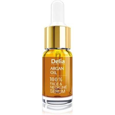 Delia Cosmetics Merk Argan Olie Serum voor Gezicht, Hals & Decolleté - 10ml Delia Cosmetics Merk Argan Olie Serum voor Gezicht, Hals & Decolleté - 10ml
