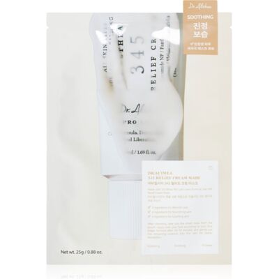 Dr. Althea 345 Relief Cream Mask kalmerende sheet mask 25 g Dr. Althea 345 Relief Cream Mask kalmerende sheet mask 25 g