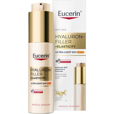 Eucerin Hyaluron-Filler + Elasticity Lichte Dagcrème SPF 50 50 ml Eucerin Hyaluron-Filler + Elasticity Lichte Dagcrème SPF 50 50 ml