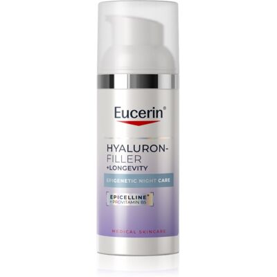 Eucerin Hyaluron-Filler + Longevity Epigenetic night care Nachtcrème Tegen Alle Tekenen van Ouderworden 50 ml Eucerin Hyaluron-Filler + Longevity Epigenetic night care Nachtcrème Tegen Alle Tekenen van Ouderworden 50 ml
