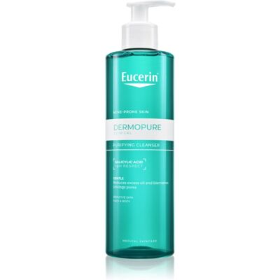 Eucerin DermoPure Clinical Purifying Cleanser Diep reinigende gel voor Vette Huid met Acne Neiging 400 ml Eucerin DermoPure Clinical Purifying Cleanser Diep reinigende gel voor Vette Huid met Acne Neiging 400 ml