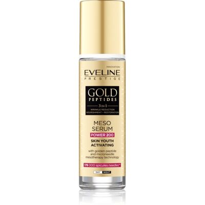 Eveline Cosmetics Gold Peptides 3 in 1 Activerende Serum voor Jeugdige Uitstraling 30 ml Eveline Cosmetics Gold Peptides 3 in 1 Activerende Serum voor Jeugdige Uitstraling 30 ml