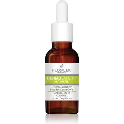 FlosLek Pharma DermoExpert Acid Peel - Normaliserende Nachtverzorging - 30ml FlosLek Pharma DermoExpert Acid Peel - Normaliserende Nachtverzorging - 30ml