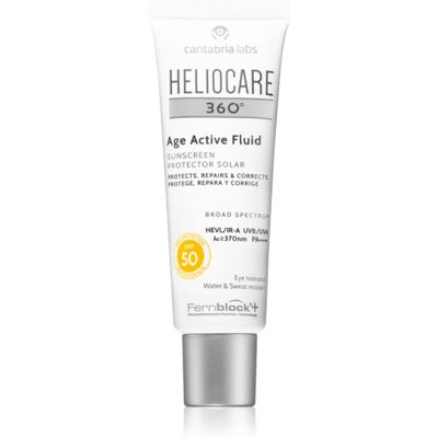 Heliocare 360 Age Active Fluid SPF50 - Zonnebrandcrème voor gevoelige huid Heliocare 360 Age Active Fluid SPF50 - Zonnebrandcrème voor gevoelige huid