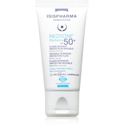 Isispharma Neotone Radiance SPF50+ Fluïde - Vermindert vlekken & bescherming Isispharma Neotone Radiance SPF50+ Fluïde - Vermindert vlekken & bescherming
