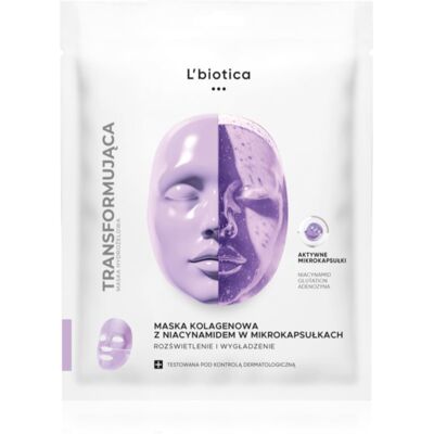 L’biotica Transforming Collagen Mask with Niacinamide in Microcapsules Collageen Masker voor Stralende Huid 1 st L’biotica Transforming Collagen Mask with Niacinamide in Microcapsules Collageen Masker voor Stralende Huid 1 st