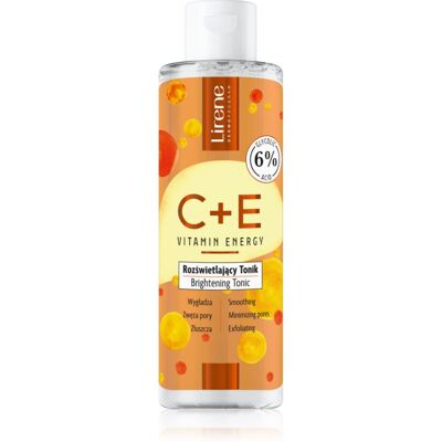 Lirene Vitamin Energy C+E Toner - Verhelderend & Exfoliërend Lirene Vitamin Energy C+E Toner - Verhelderend & Exfoliërend