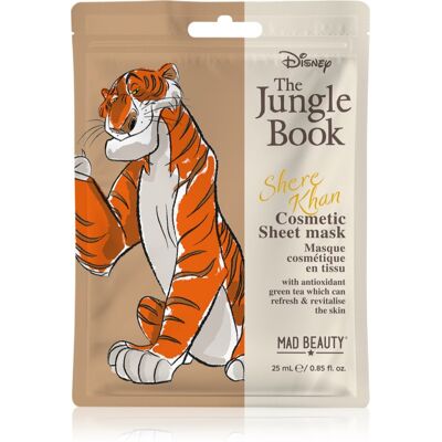 Mad Beauty The Jungle Book Sheet Mask - Shere Khan Cellaag Masker 25 ml Mad Beauty The Jungle Book Sheet Mask - Shere Khan Cellaag Masker 25 ml