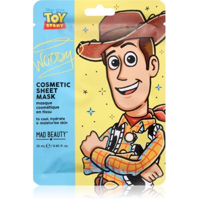 Mad Beauty Toy Story Cosmetic Face Mask Cellaag Masker Woody 25 ml Mad Beauty Toy Story Cosmetic Face Mask Cellaag Masker Woody 25 ml