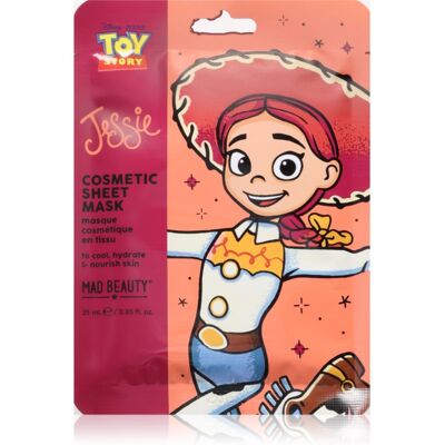 Mad Beauty Toy Story Cosmetic Face Mask Cellaag Masker Jessie 25 ml Mad Beauty Toy Story Cosmetic Face Mask Cellaag Masker Jessie 25 ml