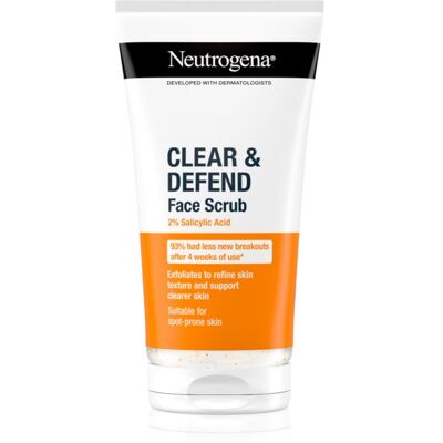 Neutrogena Clear & Defend Gezichtsscrub - Huidverzorging Neutrogena Clear & Defend Gezichtsscrub - Huidverzorging