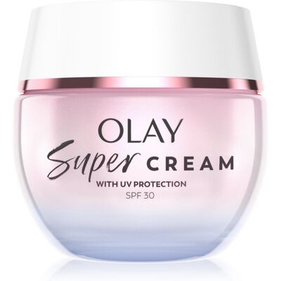 Olay Super Cream SPF 30 Lichte Hydraterende Crème voor het Gezicht SPF 30 50 ml Olay Super Cream SPF 30 Lichte Hydraterende Crème voor het Gezicht SPF 30 50 ml