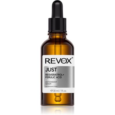 Revox B77 JUST Resveratrol + Ferulic Acid Antioxidanten Serum voor Gezicht en Hals 30 ml Revox B77 JUST Resveratrol + Ferulic Acid Antioxidanten Serum voor Gezicht en Hals 30 ml