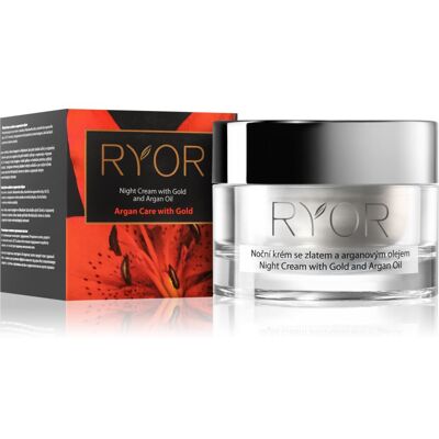 RYOR Argan Care met Goud Nachtcrème - Nachtcrème RYOR Argan Care met Goud Nachtcrème - Nachtcrème