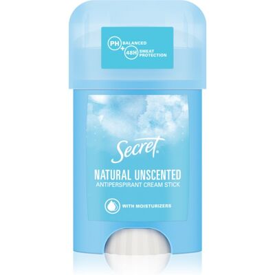 Secret - Natural Unscented Creamy - 40 ml - Deostick Secret - Natural Unscented Creamy - 40 ml - Deostick