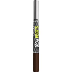 MAYBELLINE NEW YORK Brow Inserts Wenkbrauw Pen met Borstel 2in1 Tint 5 Deep Brown 1.25 ml MAYBELLINE NEW YORK Brow Inserts Wenkbrauw Pen met Borstel 2in1 Tint 5 Deep Brown 1.25 ml