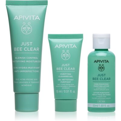 Apivita Just Bee Clear Rotina - Huidverzorgingsset Apivita Just Bee Clear Rotina - Huidverzorgingsset