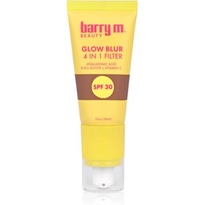Barry M Glow Blur Verhelderende Base SPF 30 Tint Deep 30 ml Barry M Glow Blur Verhelderende Base SPF 30 Tint Deep 30 ml